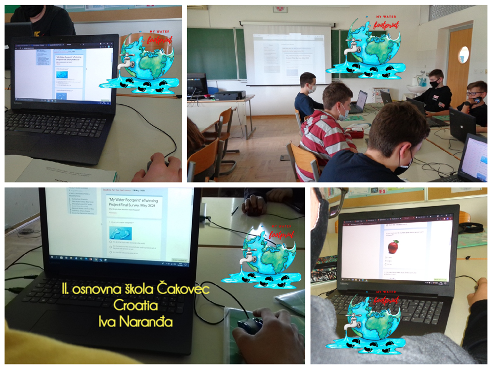 eTwinning projekt My Water Footprint - zavrna anketa
